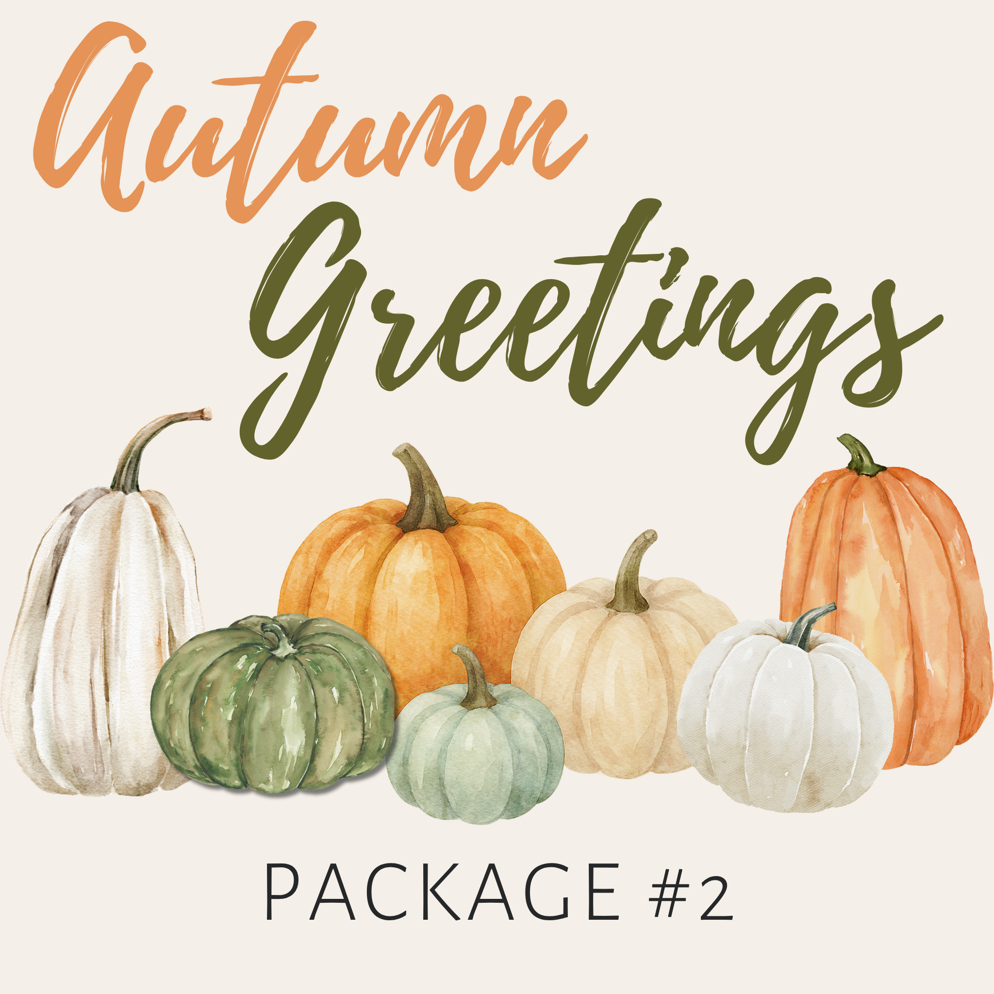 Autumn Greetings Package #2
